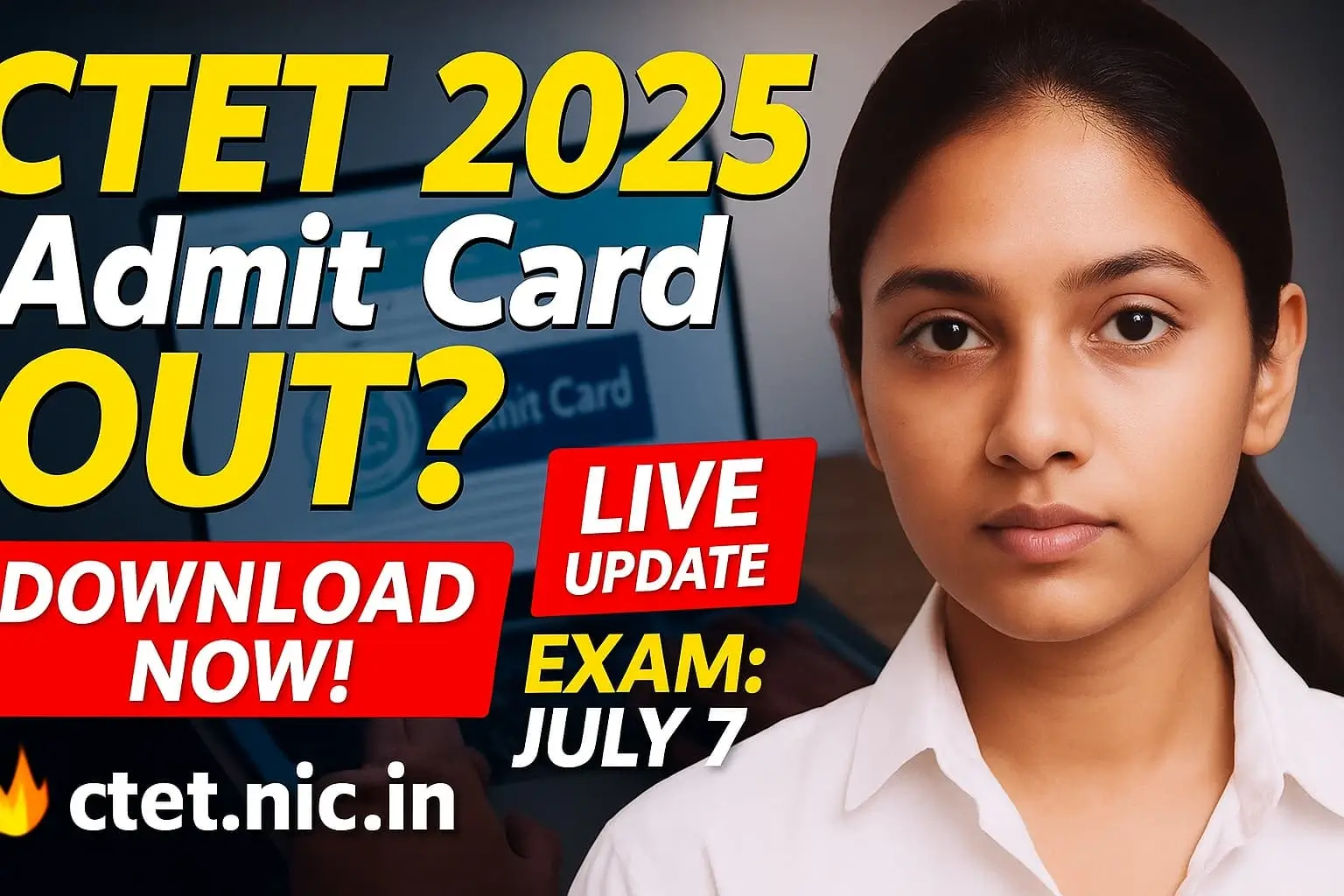 CTET 2025 Admit Card कब आएगा? डायरेक्ट लिंक और एग्जाम डेट