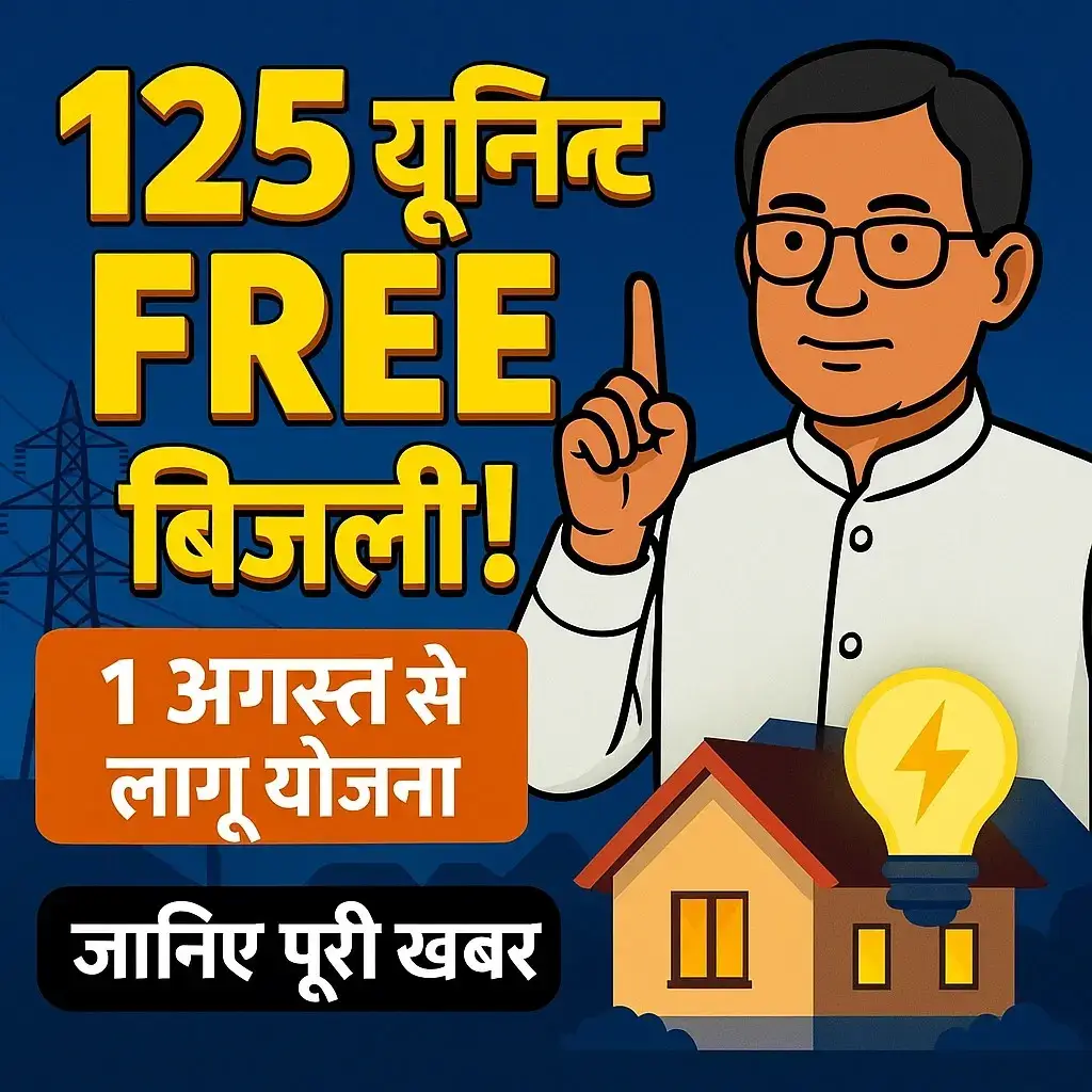 125 यूनिट मुफ्त बिजली योजना: बिहार सरकार का बड़ा एलान, लाखों परिवार होंगे लाभान्वित