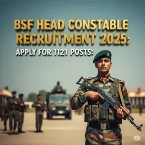 BSF Head Constable Recruitment 2025: Apply for 1121 Posts