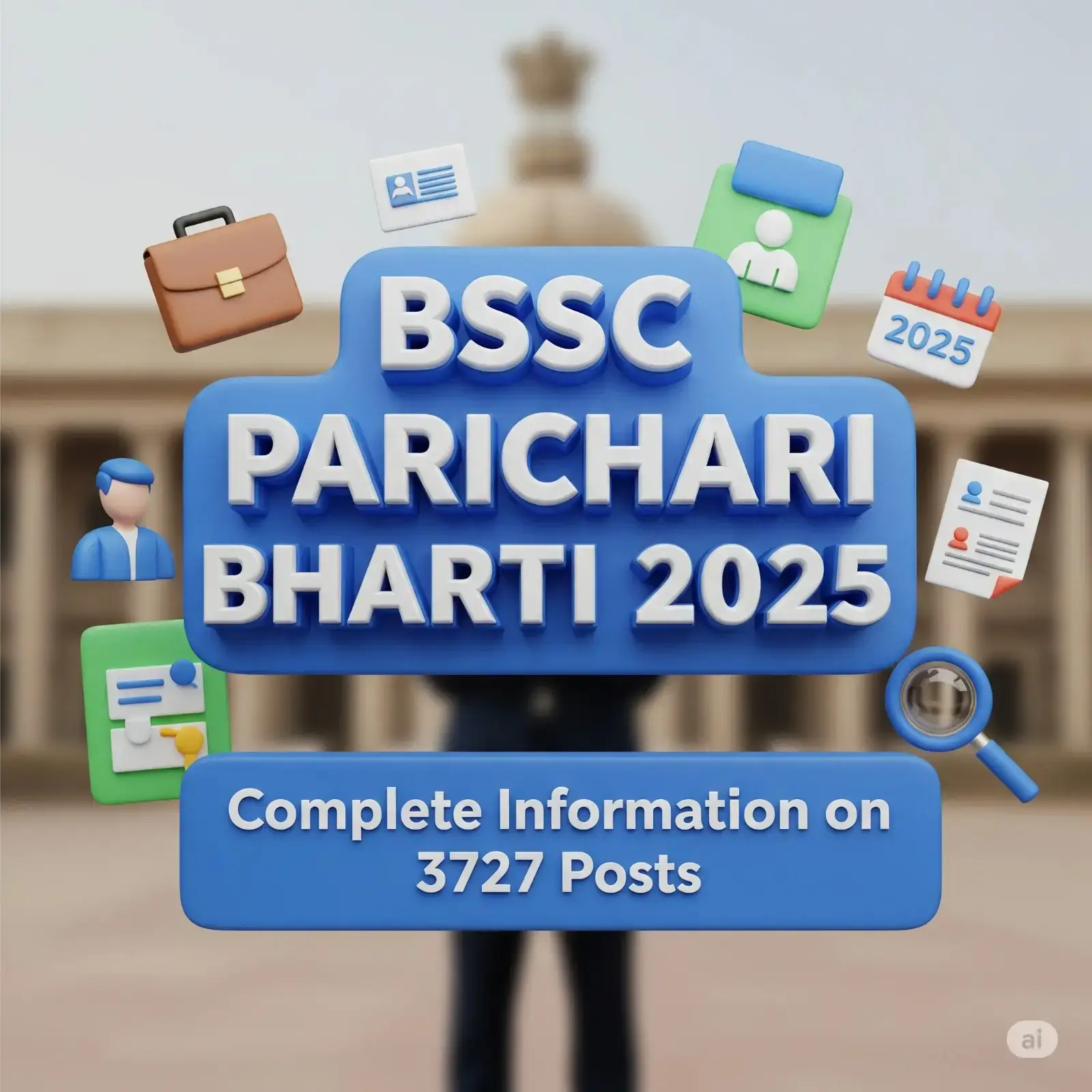 BSSC Parichari Bharti 2025: 3727 पदों पर भर्ती की संपूर्ण जानकारी